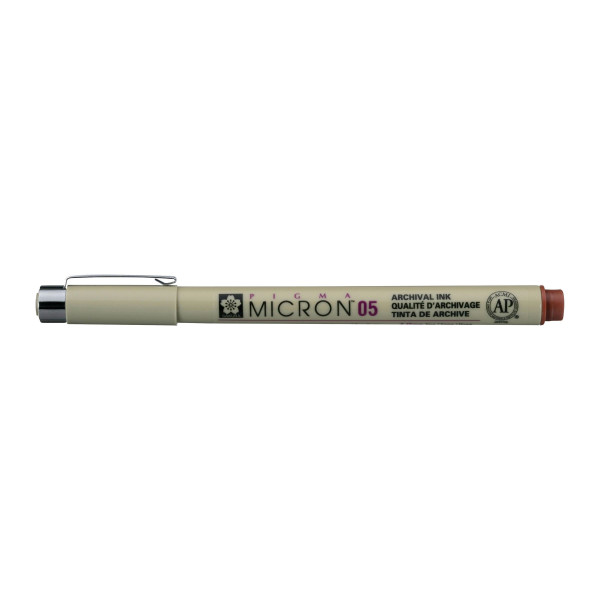 Feutre Pigma Micron 05 Sakura pointe fine 0.45mm marron