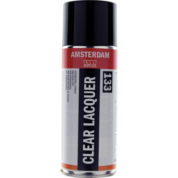 Bombe aérosol laque transparente brillante 400 ml Amsterdam