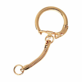 Attaches pour porte-clés - Doré - Métal - 10 pièces - Loisirs créatifs