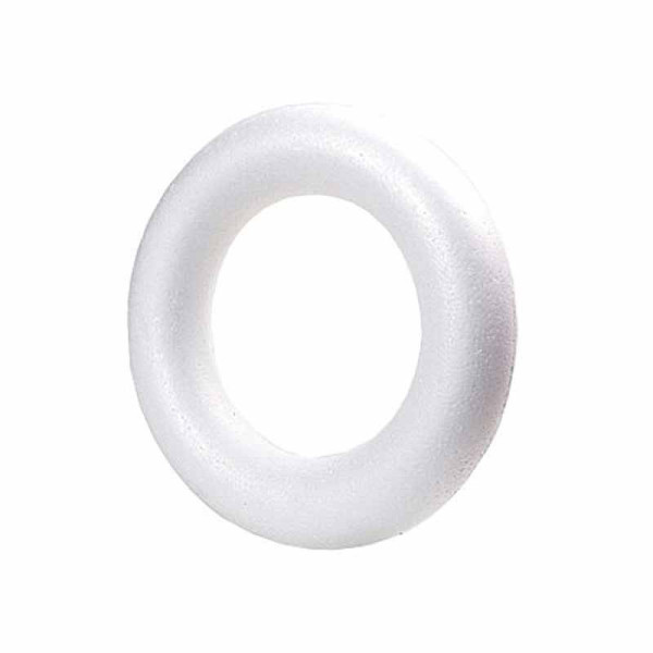 Couronne - Polystyrène - 30 cm diamètre - Décoration - Noël - Loisirs créatifs