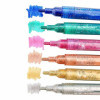Marqueurs - Peinture acrylique - Paillettes - 6 couleurs - Dessin, coloriage - CTOP