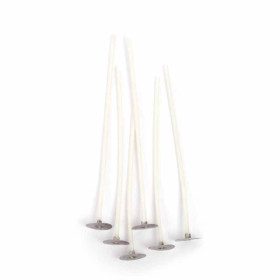 Mèches pour bougies - 15 cm - Prêtes à l'emploi - 6 pièces - DIY Bougie
