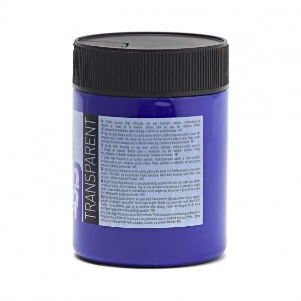 Peinture acrylique - Bleu outremer foncé - 15 - Pébéo Studio - Pot de 500ml
