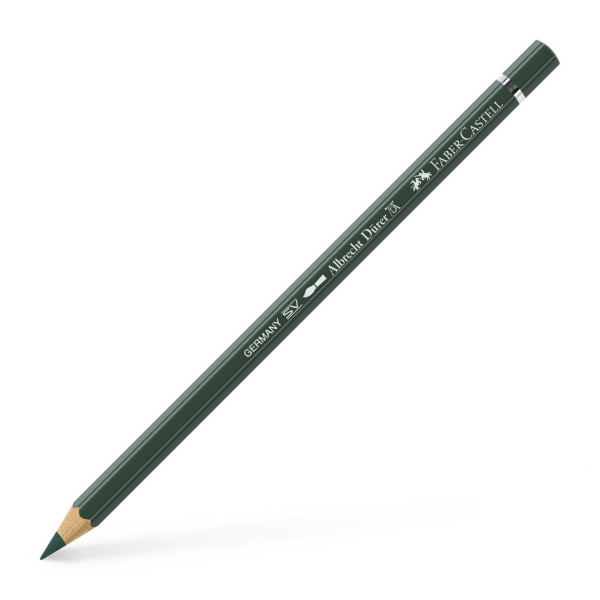 Crayon de couleur vert oxyde chrome aquarellable Albrecht Dürer Faber-Castell