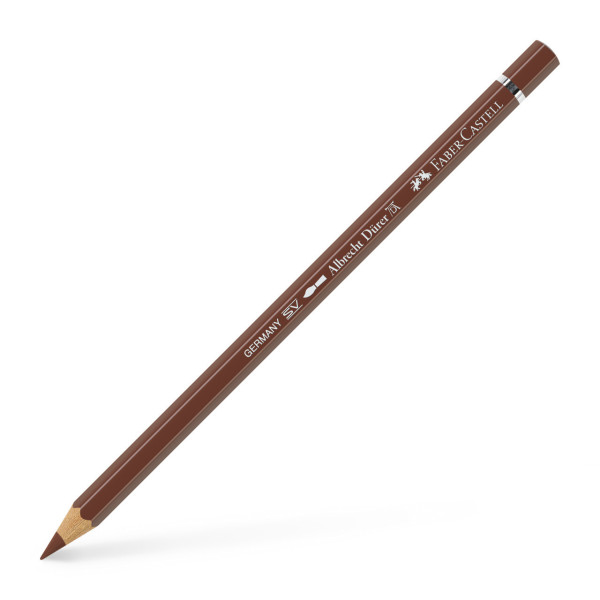 Crayon de couleur terre sienne brûlée aquarellable Albrecht Dürer Faber-Castell