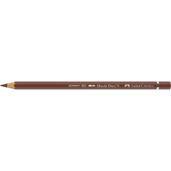 Crayon de couleur terre sienne brûlée aquarellable Albrecht Dürer Faber-Castell