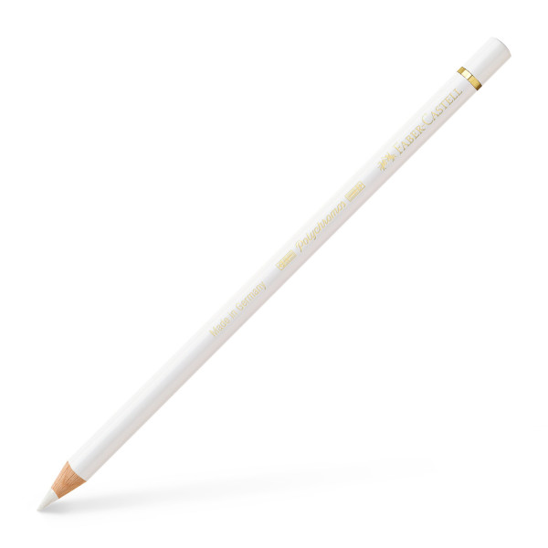 Crayon de couleur blanc Polychromos Faber-Castell