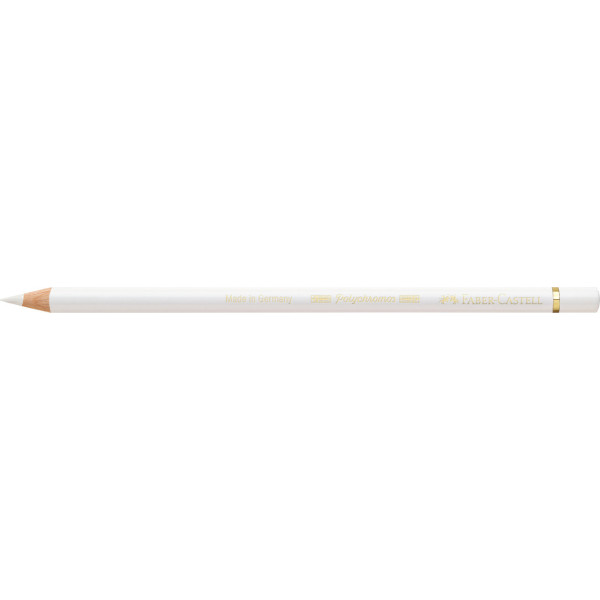 Crayon de couleur blanc Polychromos Faber-Castell