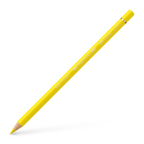 Crayon de couleur jaune chrome clair Polychromos Faber-Castell
