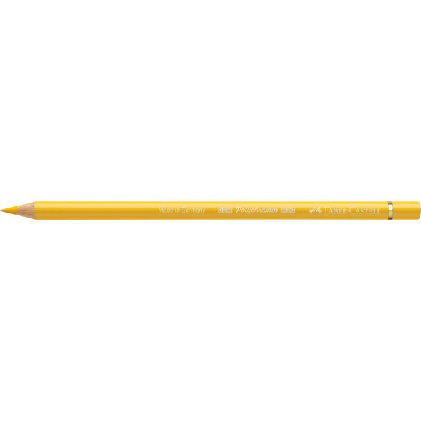 Crayon de couleur jaune cadmium foncé Polychromos Faber-Castell