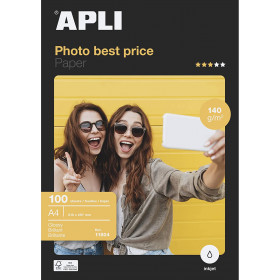 photo-Papier photo Bestprice A4 140 g 100 feuilles - Apli