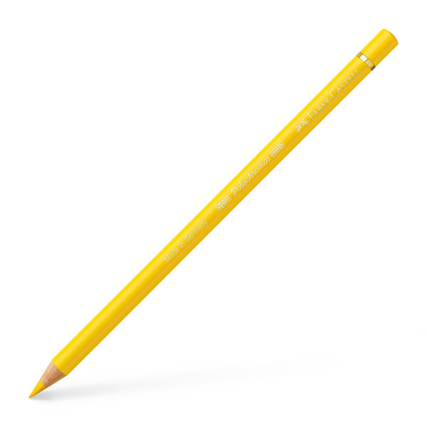 Crayon de couleur jaune cadmium Polychromos Faber-Castell