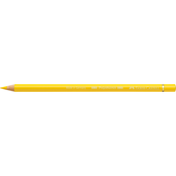 Crayon de couleur jaune cadmium Polychromos Faber-Castell