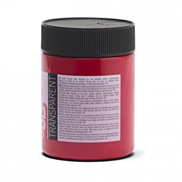 Peinture acrylique - Carmin naphtol - 18 - Pébéo Studio - Pot de 500ml