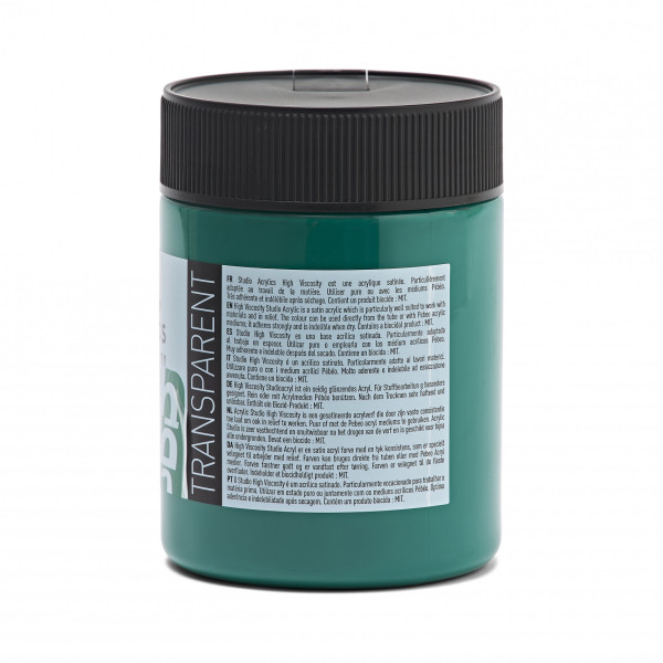 Peinture acrylique - Emeraude phtalo - 42 - Pébéo Studio - Pot de 500ml