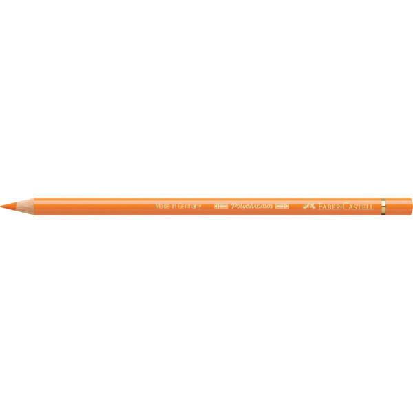 Crayon de couleur orange cadmium Polychromos Faber-Castell