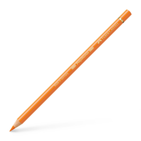 Crayon de couleur orange cadmium Polychromos Faber-Castell