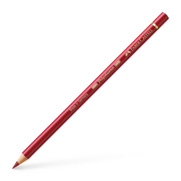 Crayon de couleur rouge de cadmium moyen Polychromos Faber-Castell | Artmania