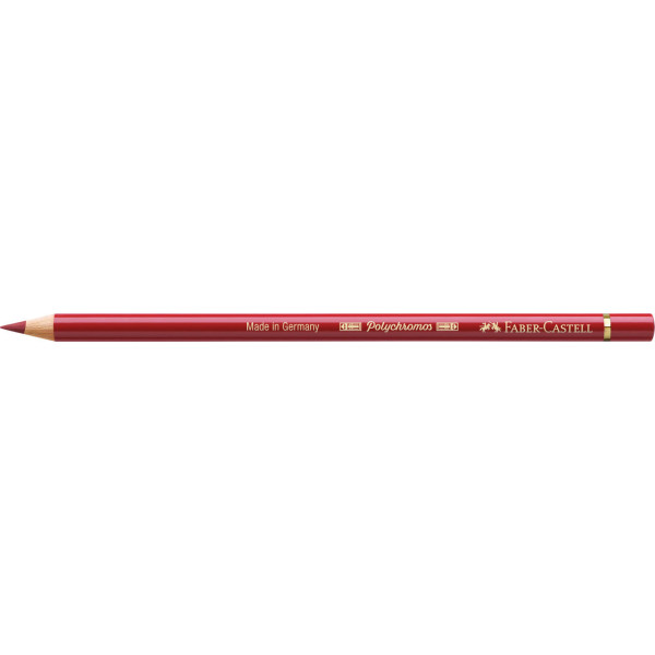 Crayon de couleur rouge de cadmium moyen Polychromos Faber-Castell