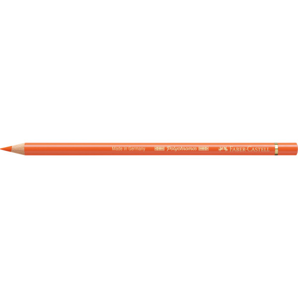 Crayon de couleur orange transparent Polychromos Faber-Castell