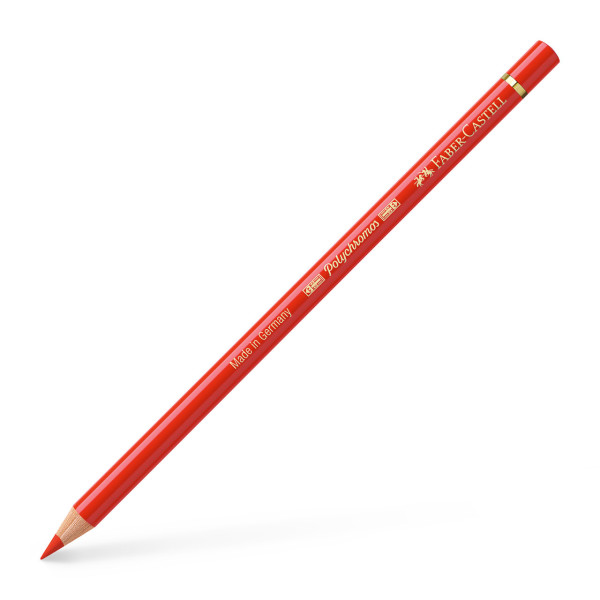 Crayon de couleur rouge cadmium clair Polychromos Faber-Castell
