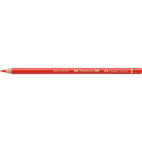 Crayon de couleur rouge cadmium clair Polychromos Faber-Castell