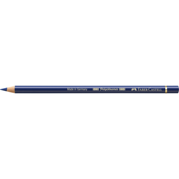 Crayon de couleur bleu idanthrène Polychromos Faber-Castell