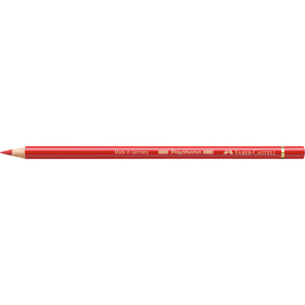 Crayon de couleur rouge écarlate Polychromos Faber-Castell