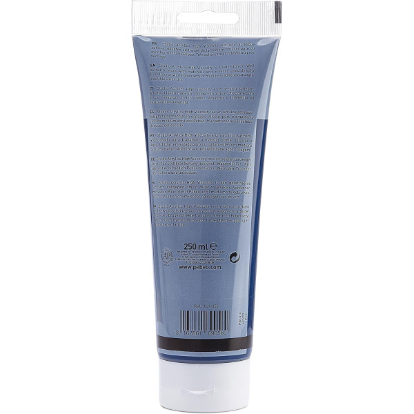 Peinture acrylique - Bleu de Prusse - 56 - Pébéo Studio - Tube de 250 ml