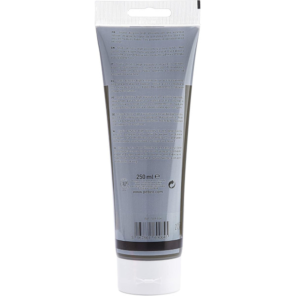 Peinture acrylique - Ombre naturelle - 64 - Pébéo Studio - Tube de 250 ml