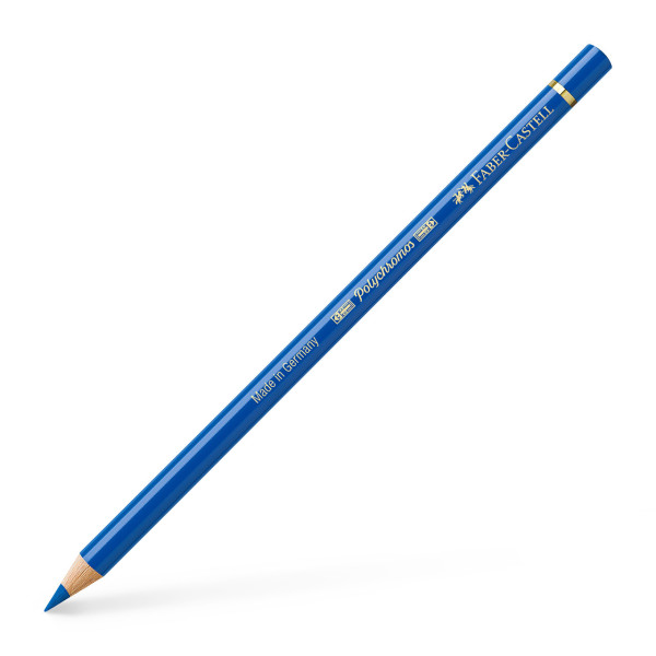 Crayon de couleur bleu cobalt vert Polychromos Faber-Castell