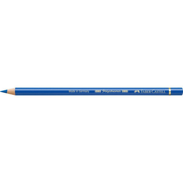 Crayon de couleur bleu cobalt vert Polychromos Faber-Castell