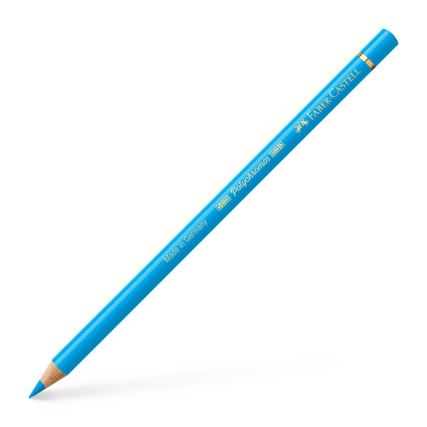 Crayon de couleur bleu phtalo clair Polychromos Faber-Castell