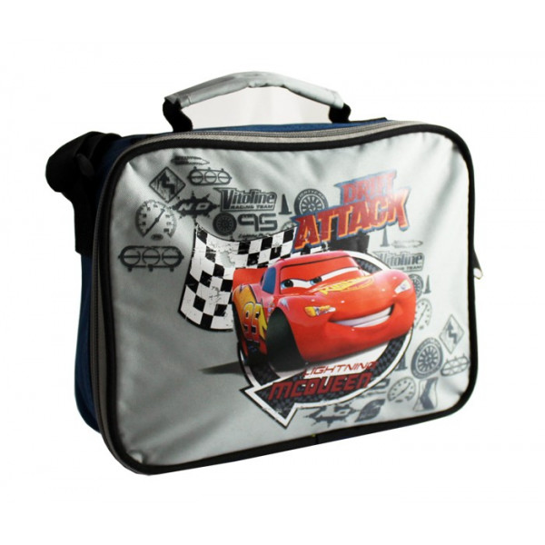 Sac goûter - Besace Cars - 24cm x 20 cm - Bandoulière