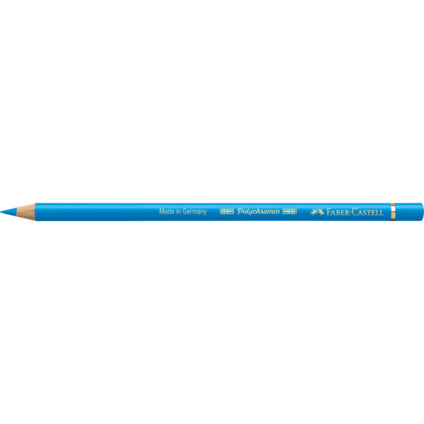 Crayon de couleur bleu phtalo moyen Polychromos Faber-Castell