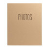 Album photo - Classeur - Couverture beige - 60 pages - 120 photos 10x15cm