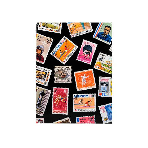 Album de timbres - Philatélie - Collection de timbres - A4 - 16 pages noires