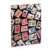 Album de timbres - Philatélie - Collection de timbres - A4 - 16 pages noires