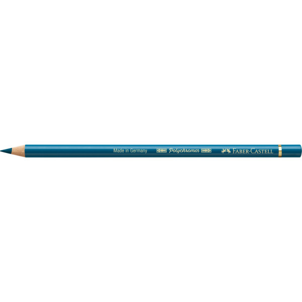Crayon de couleur turquoise hélio Polychromos Faber-Castell