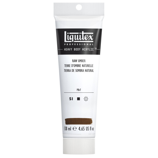 photo - Peinture acrylique - Terre ombre naturelle - 331 - Liquitex Heavy Body - Tube de 138ml