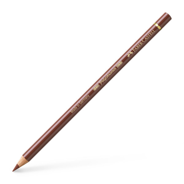 Crayon de couleur terre de sienne brûlée Polychromos Faber-Castell | Artmania