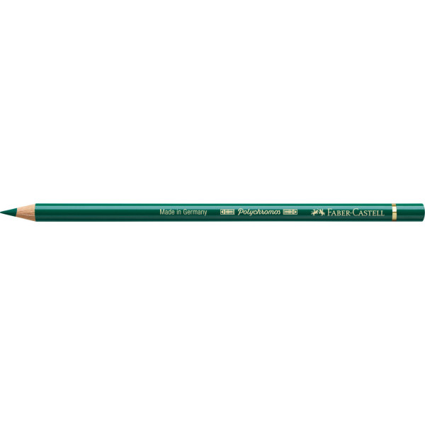 Crayon de couleur vert de Hooker Polychromos Faber-Castell