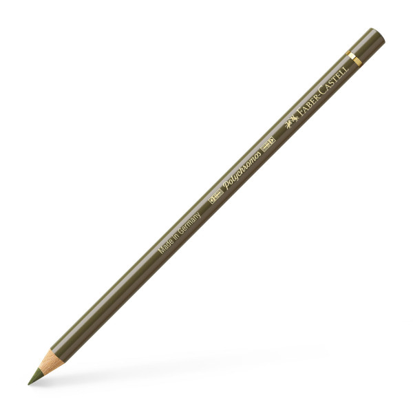 Crayon de couleur vert olive jaunâtre Polychromos Faber-Castell | Artmania