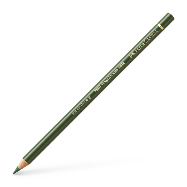 Crayon de couleur vert oxyde de chrome opaque Polychromos Faber-Castell | Artmania