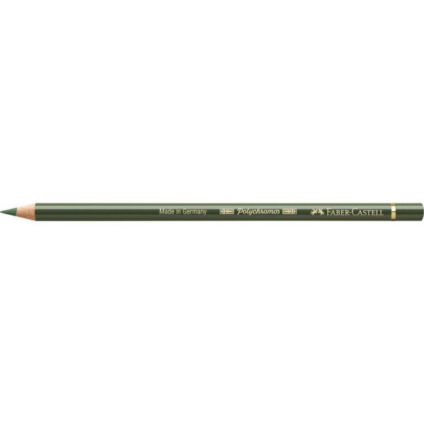 Crayon de couleur vert oxyde de chrome opaque Polychromos Faber-Castell