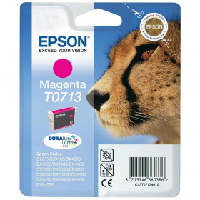 Epson T0713 Magenta cartouche d'encre modèle guépard