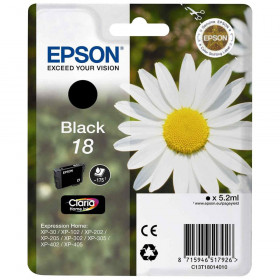 Epson T1801 Noir cartouche d'encre modèle pâquerette