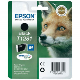 Epson T1281 Noir cartouche d'encre modèle renard