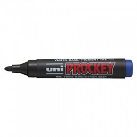 Marqueur permanent indélébile Prockey pointe conique bleu