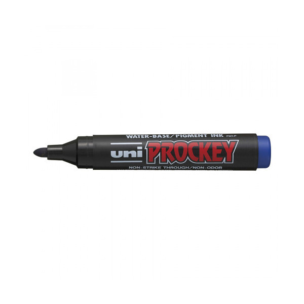 Marqueur permanent indélébile Prockey pointe conique bleu